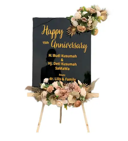 Papan Bunga Akrilik Kenali Asam Atas