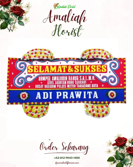Papan Bunga Ucapan Selamat Kenali Asam Atas